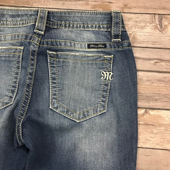 New Miss Me Mid-Rise Skinny Released Hem Jeans - Picture 8 of 8